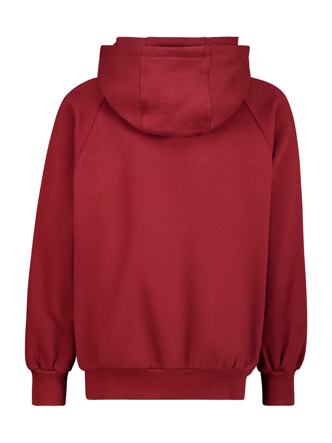 Hoodie Mic Bordeauxrot - Image 4