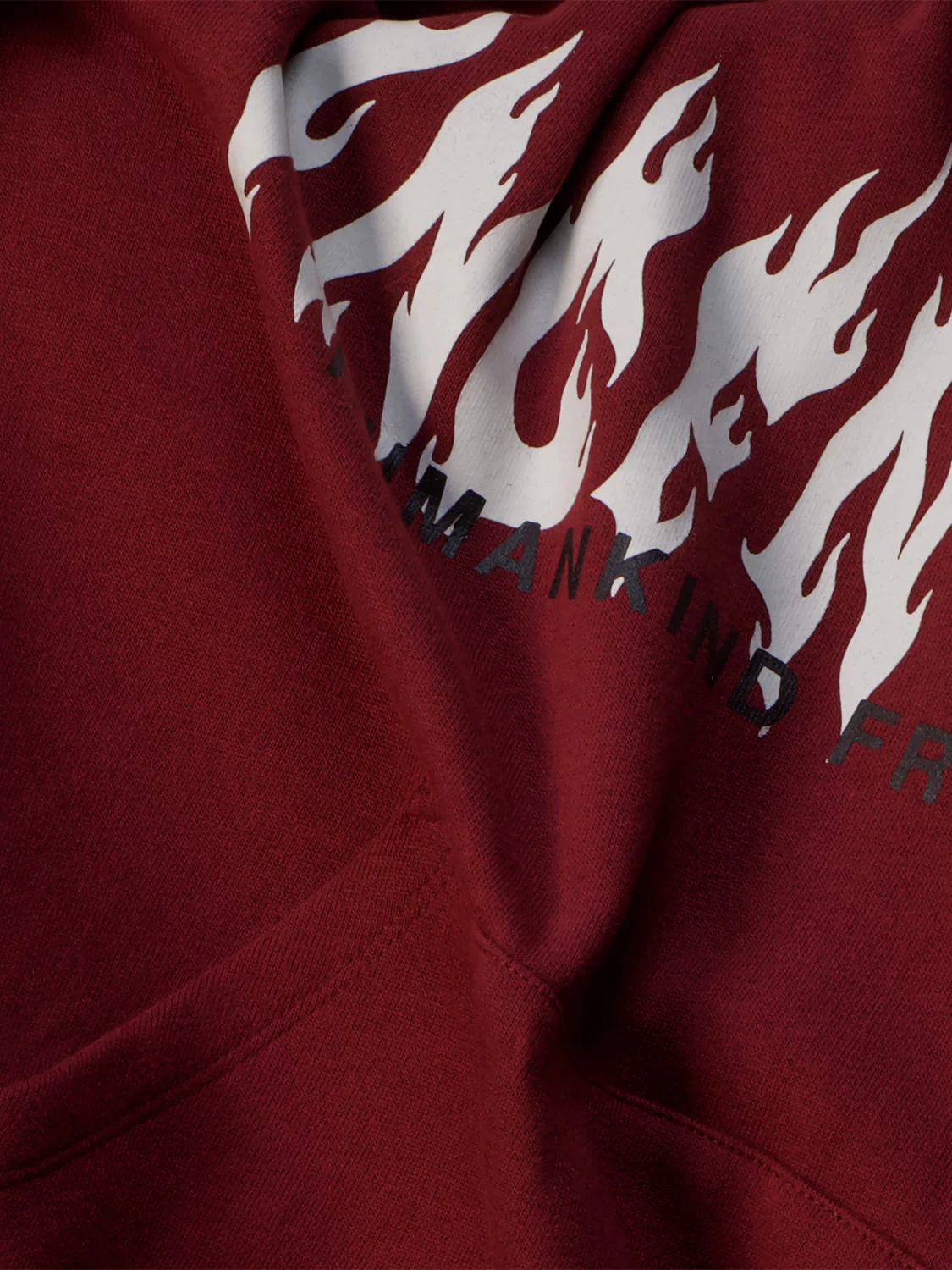 Hoodie Mic Bordeauxrot - Image 5