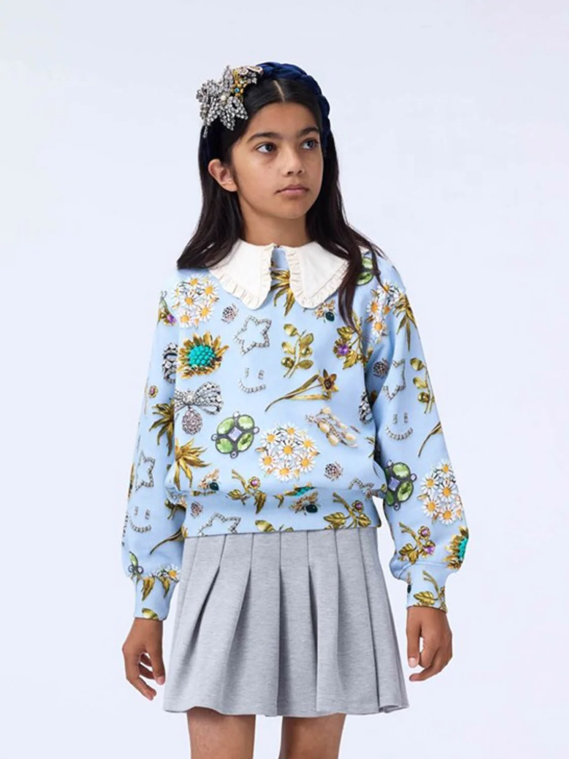 Sweatshirt Marge Hellblau - Image 2