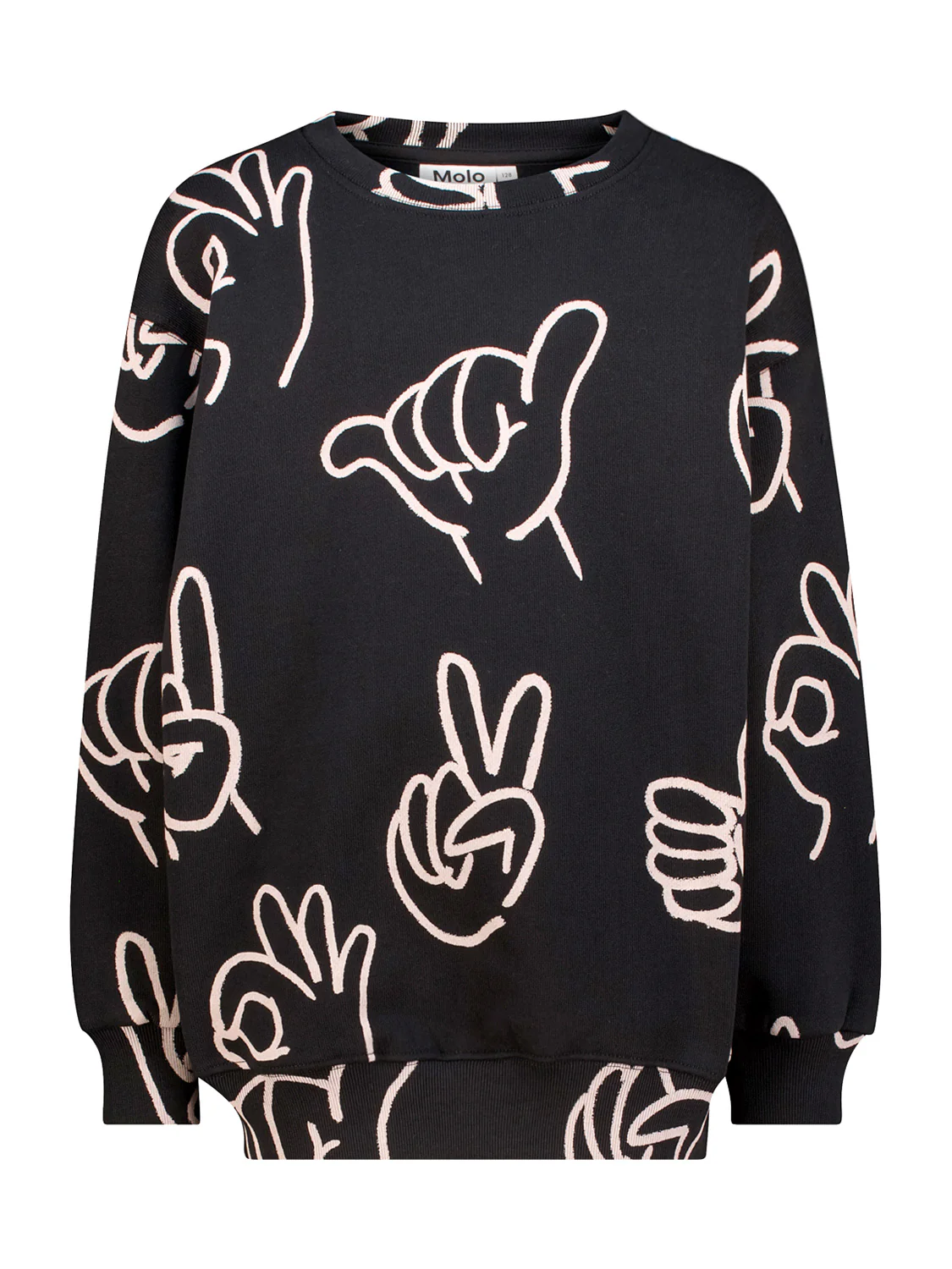 Sweatshirt Monti Schwarz