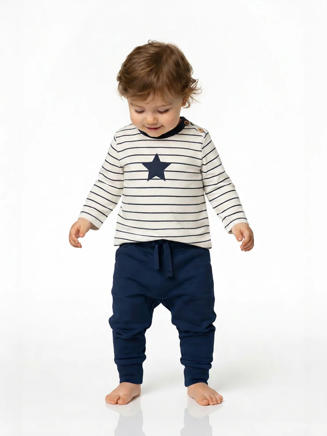 Longsleeve Marineblau - Image 3