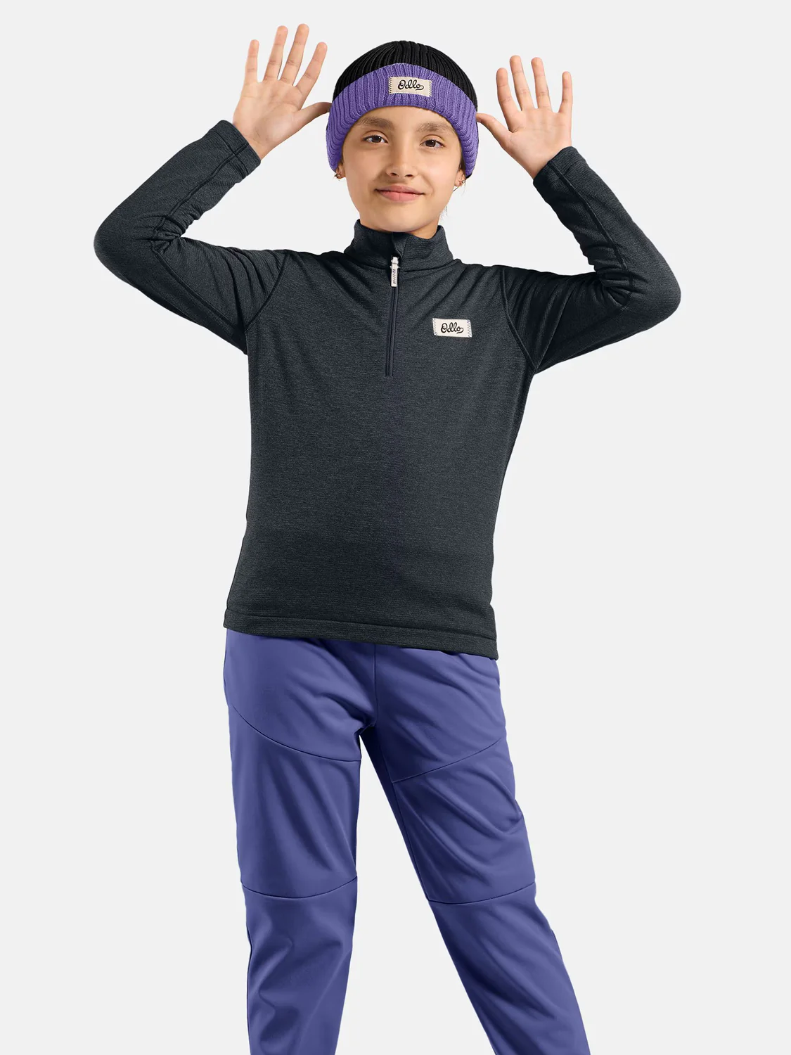 Fleece Pullover GRID FLEECE Anthrazit - Image 3
