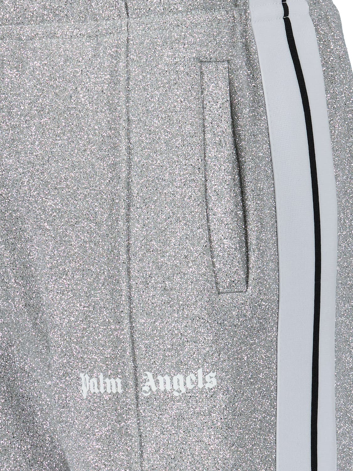 Jogginghose Logo Lurex Silber - Image 4