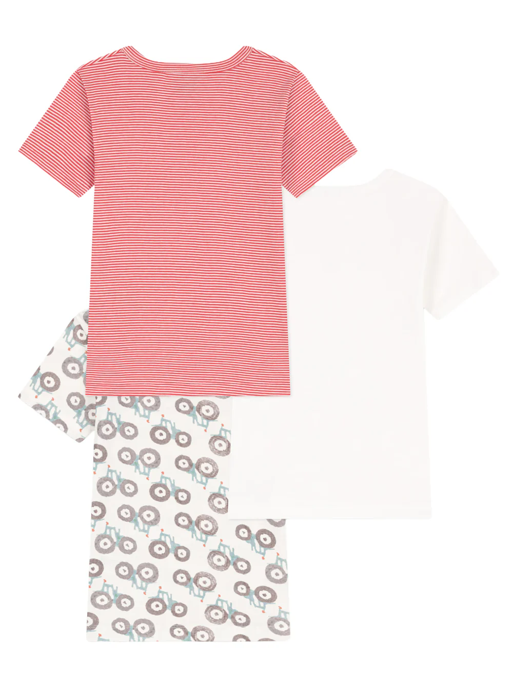 3er Set T-Shirt Rot - Image 2
