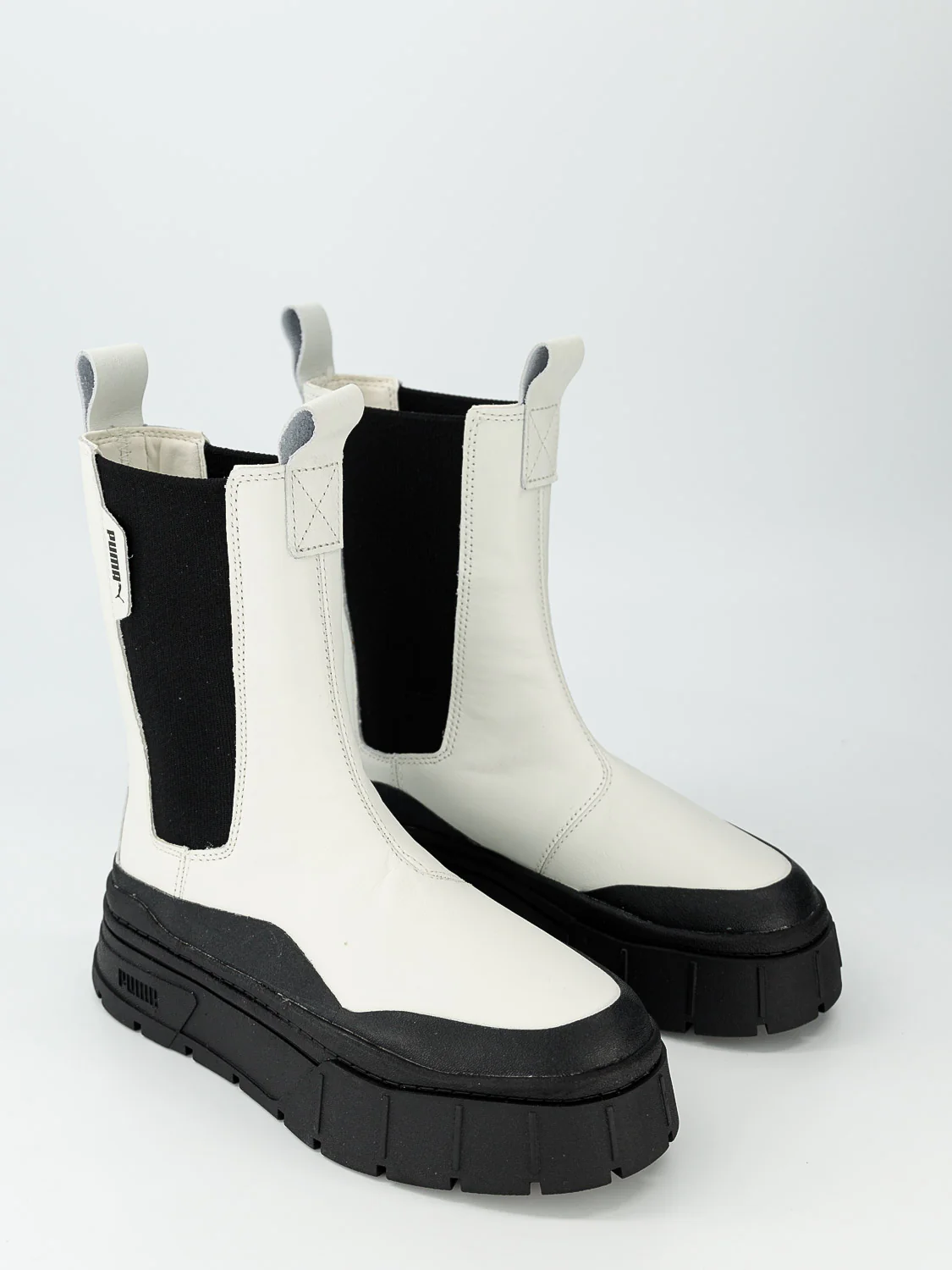 Stiefel Mayze Stack Chelsea Weiß - Image 5