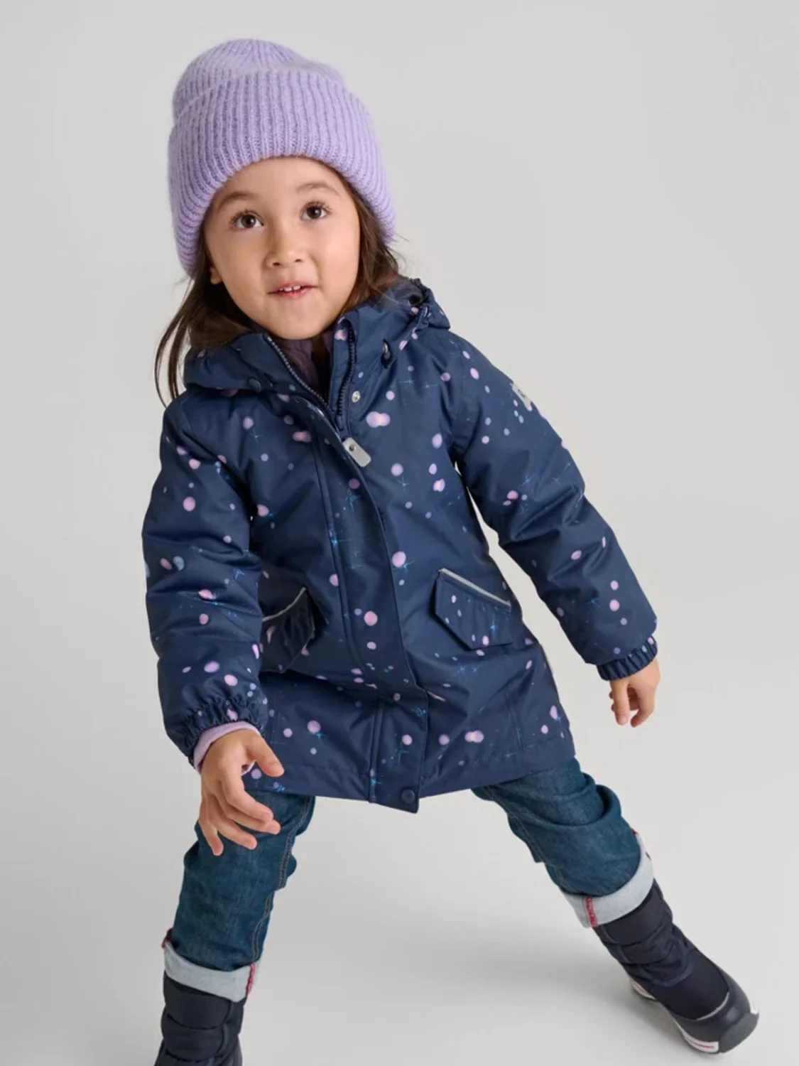 Winterjacke Marineblau - Image 2