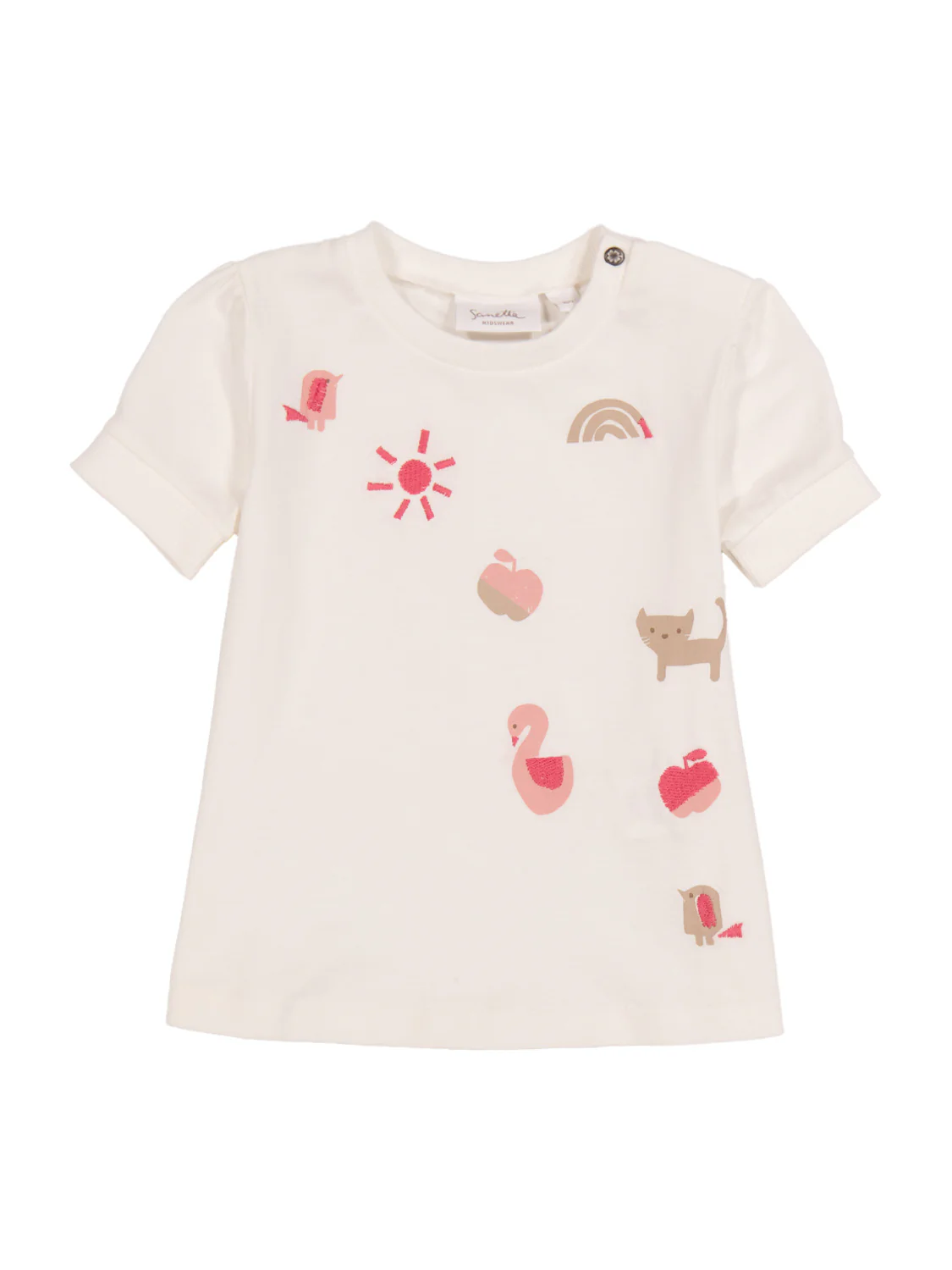 T-Shirt Cremeweiß