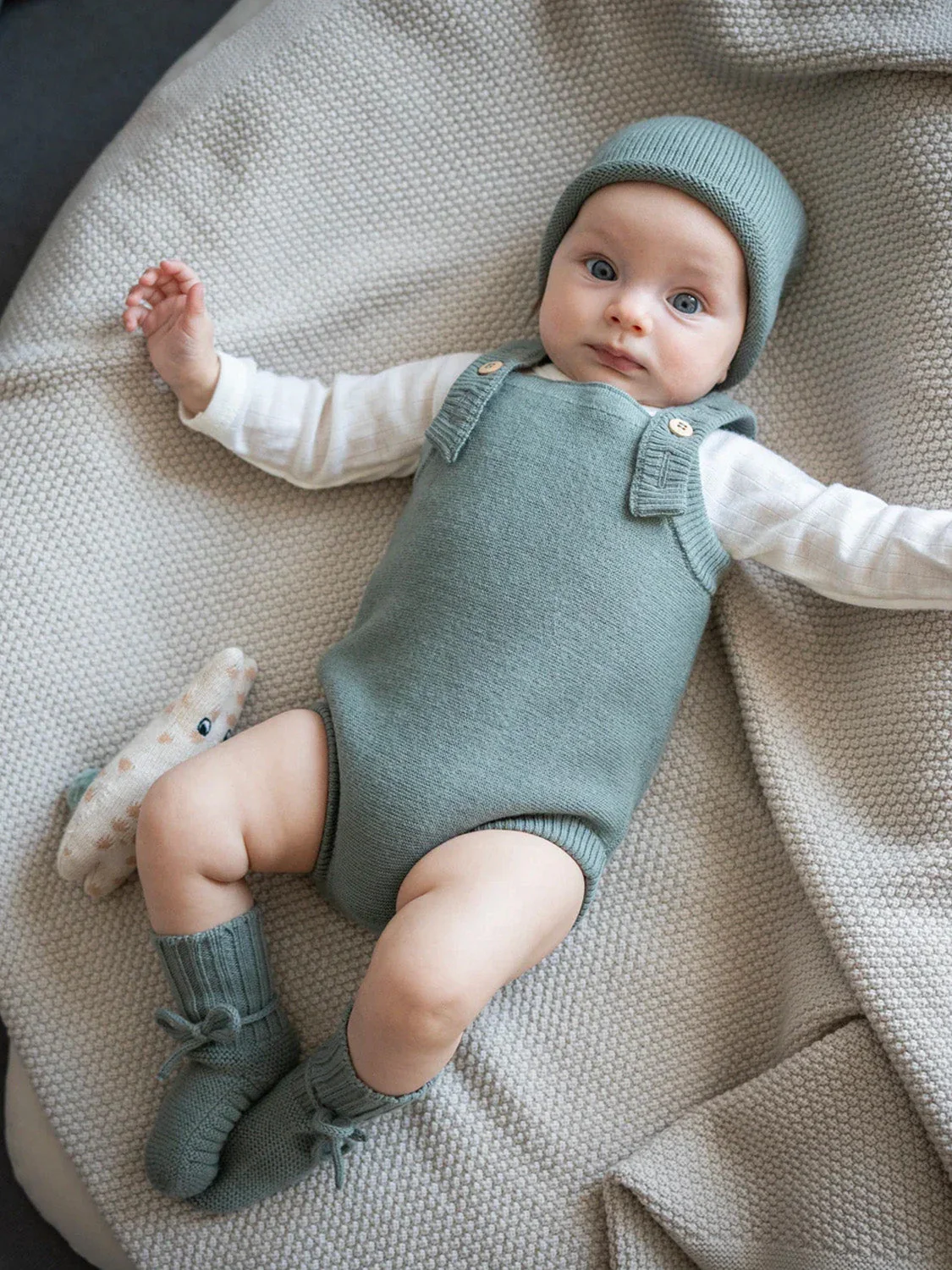 THE WOOLLY BABY BOOTIE - grey - Image 4