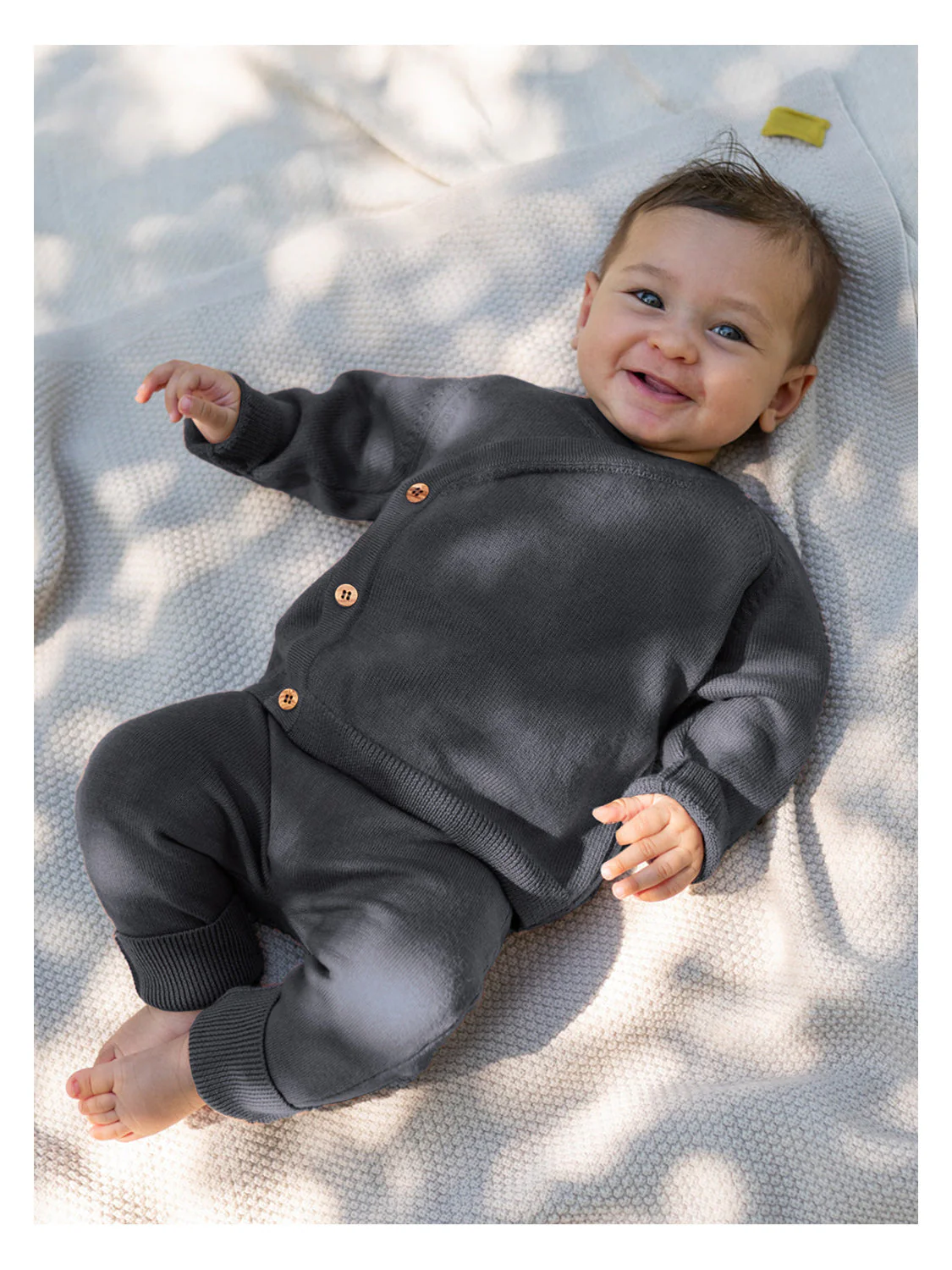 THE WOOLLY BABY JACKET - grey - Image 2