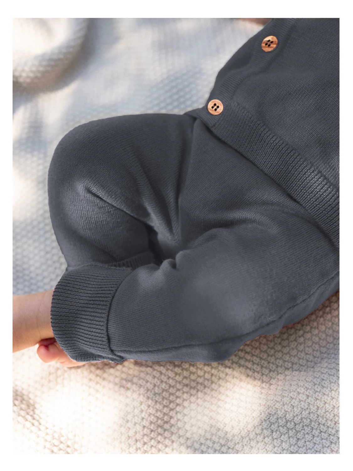 THE WOOLLY BABY JACKET - grey - Image 3