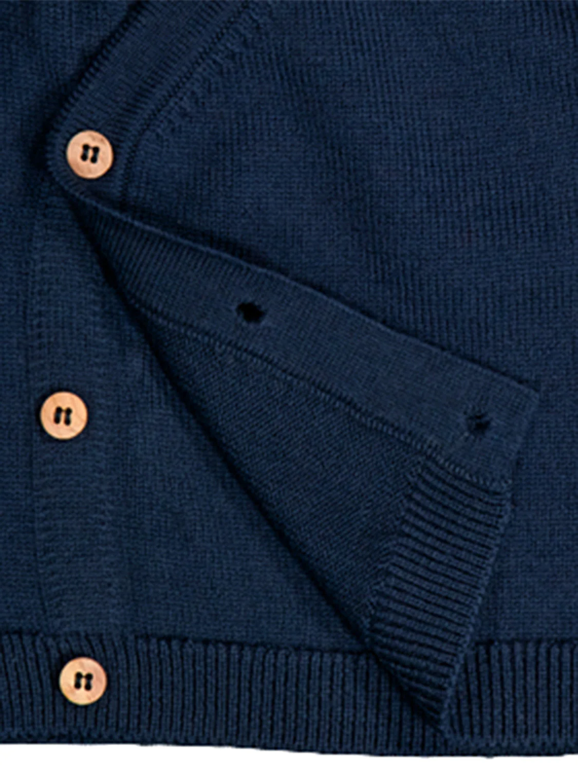 THE WOOLLY BABY JACKET - midnight blue - Image 6