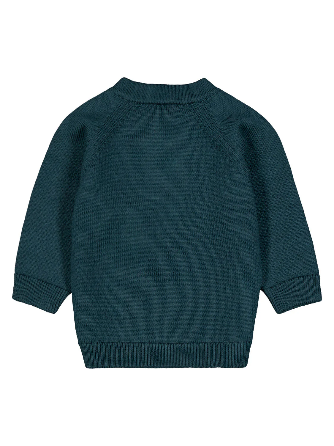 THE WOOLLY BABY JACKET - new petrol - Image 4