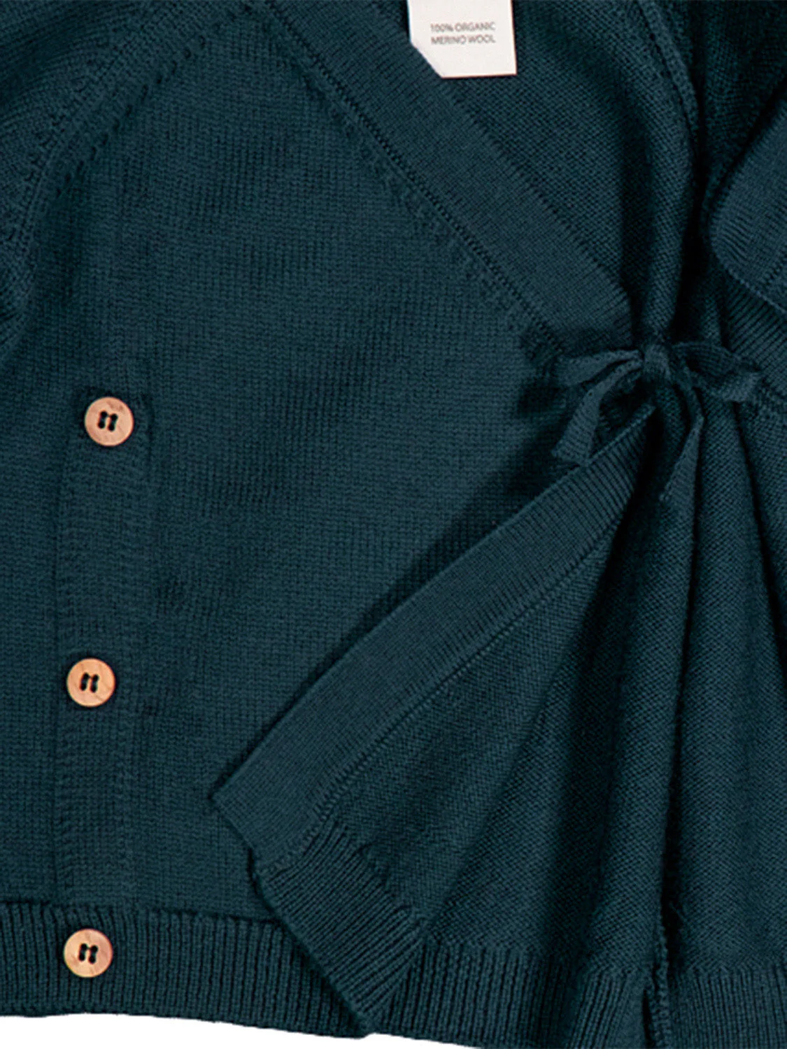 THE WOOLLY BABY JACKET - new petrol - Image 5