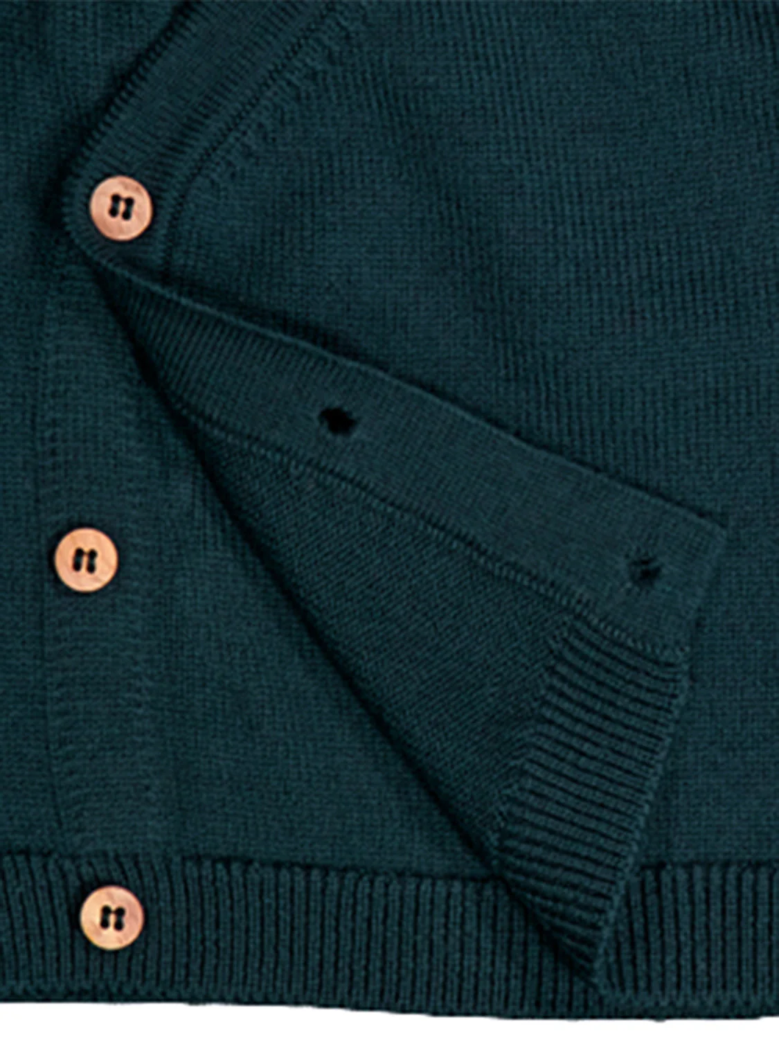THE WOOLLY BABY JACKET - new petrol - Image 6