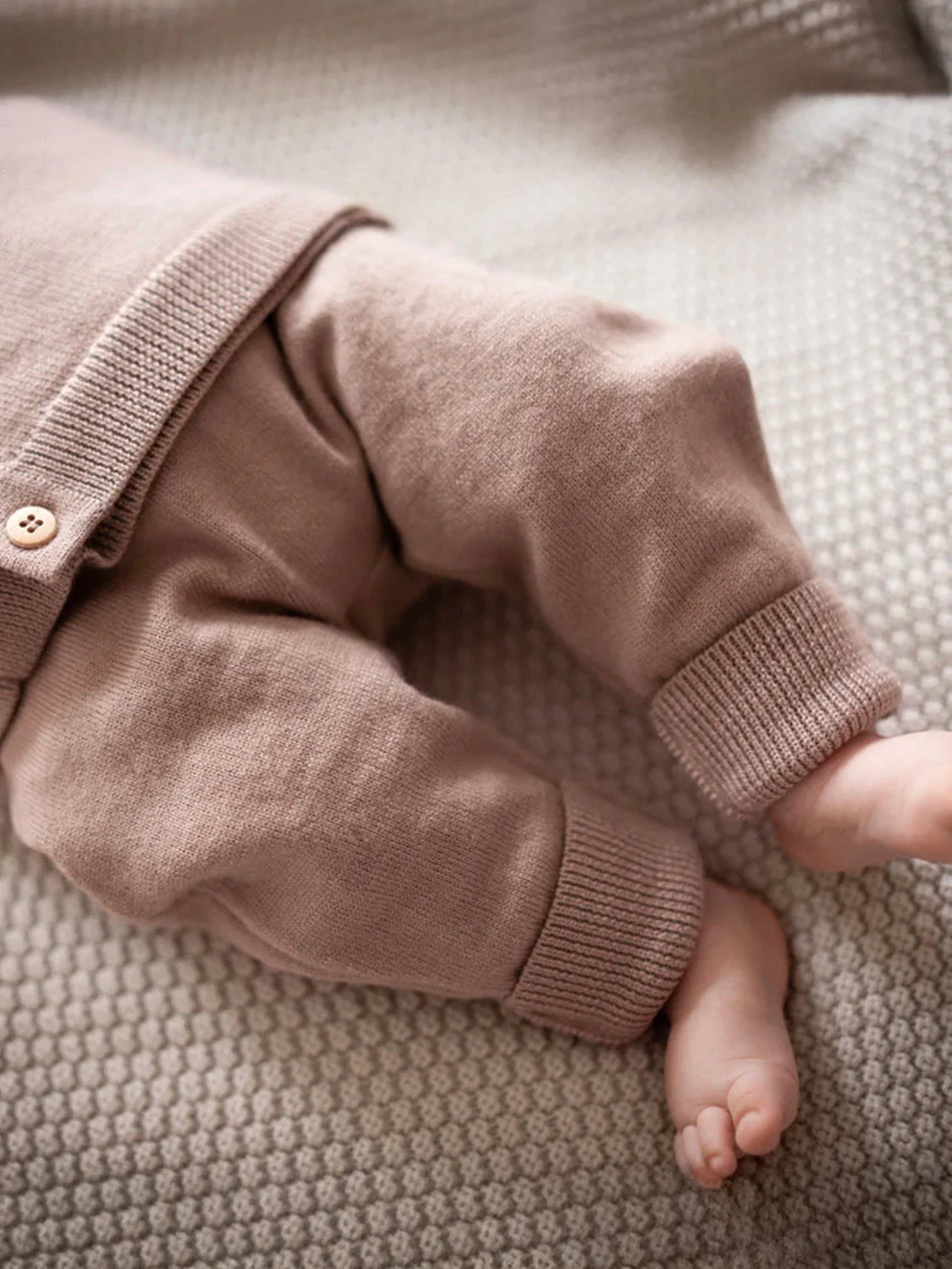 THE WOOLLY BABY PANTS - cappuccino - Image 3