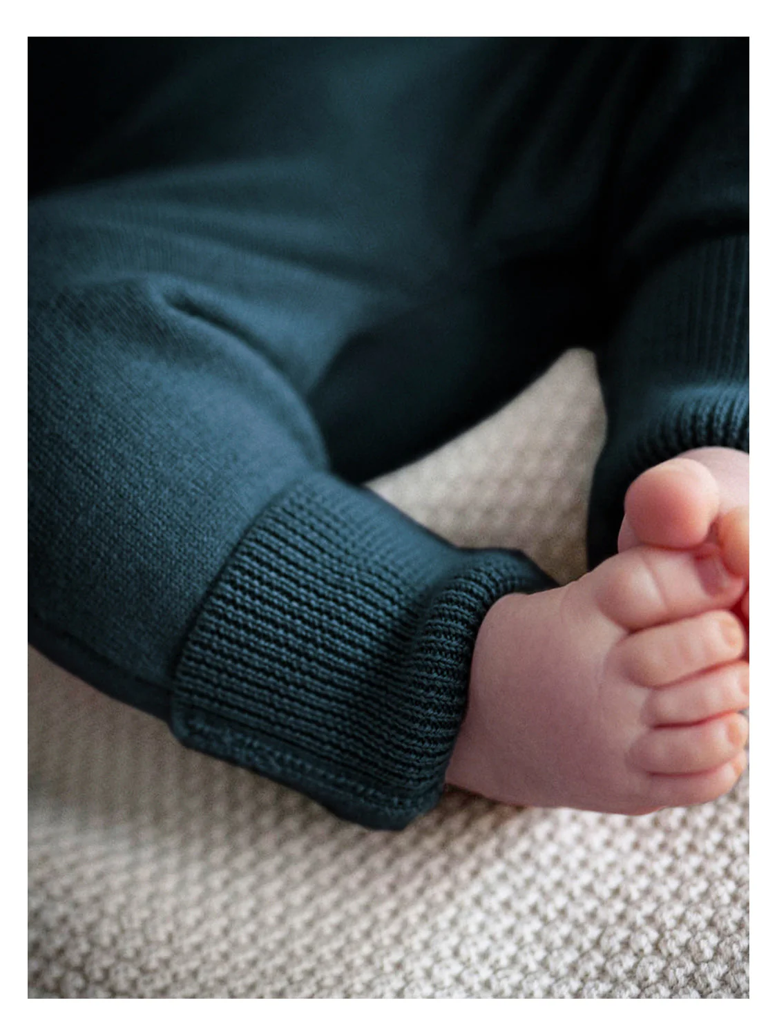THE WOOLLY BABY PANTS - new petrol - Image 3