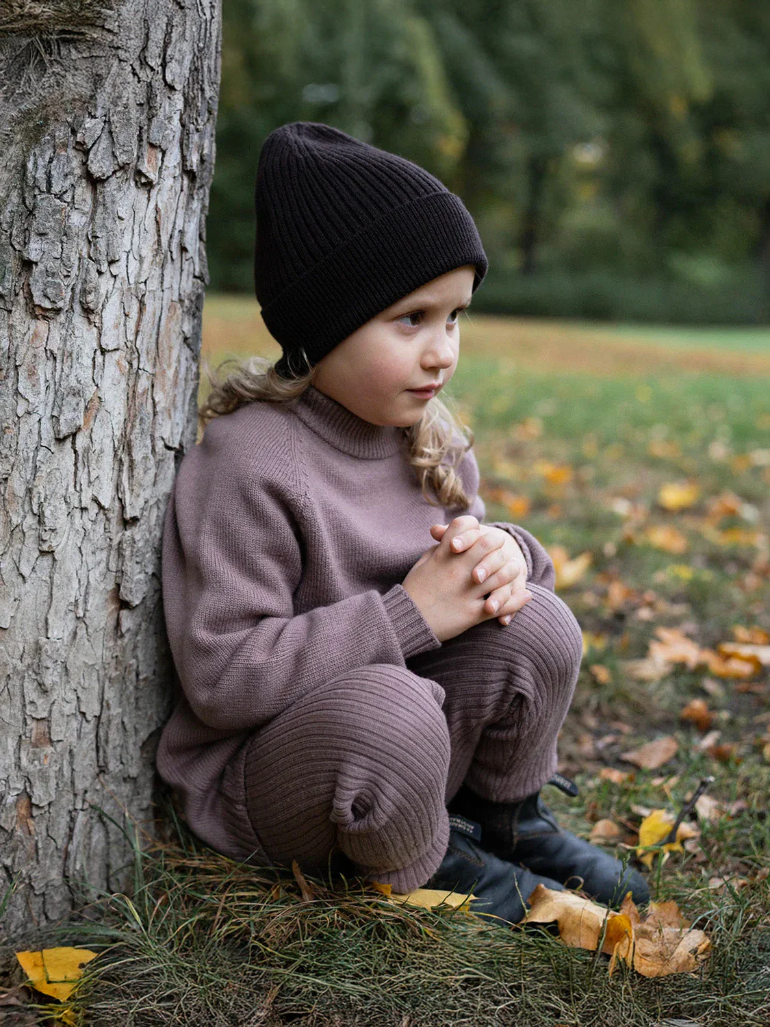 THE WOOLLY BEANIE - chocolate - Image 3