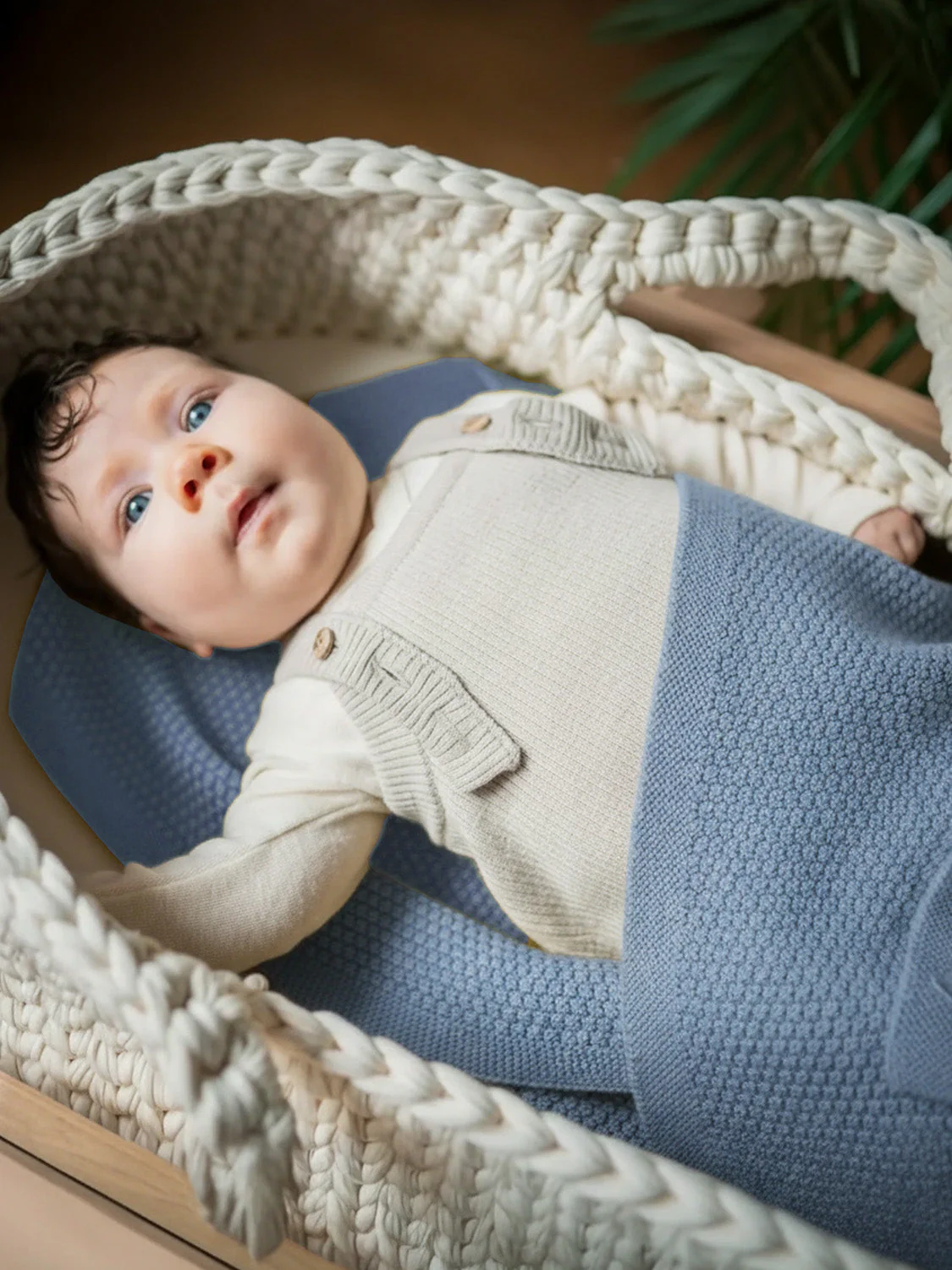 THE WOOLLY BLANKET - blue - Image 2