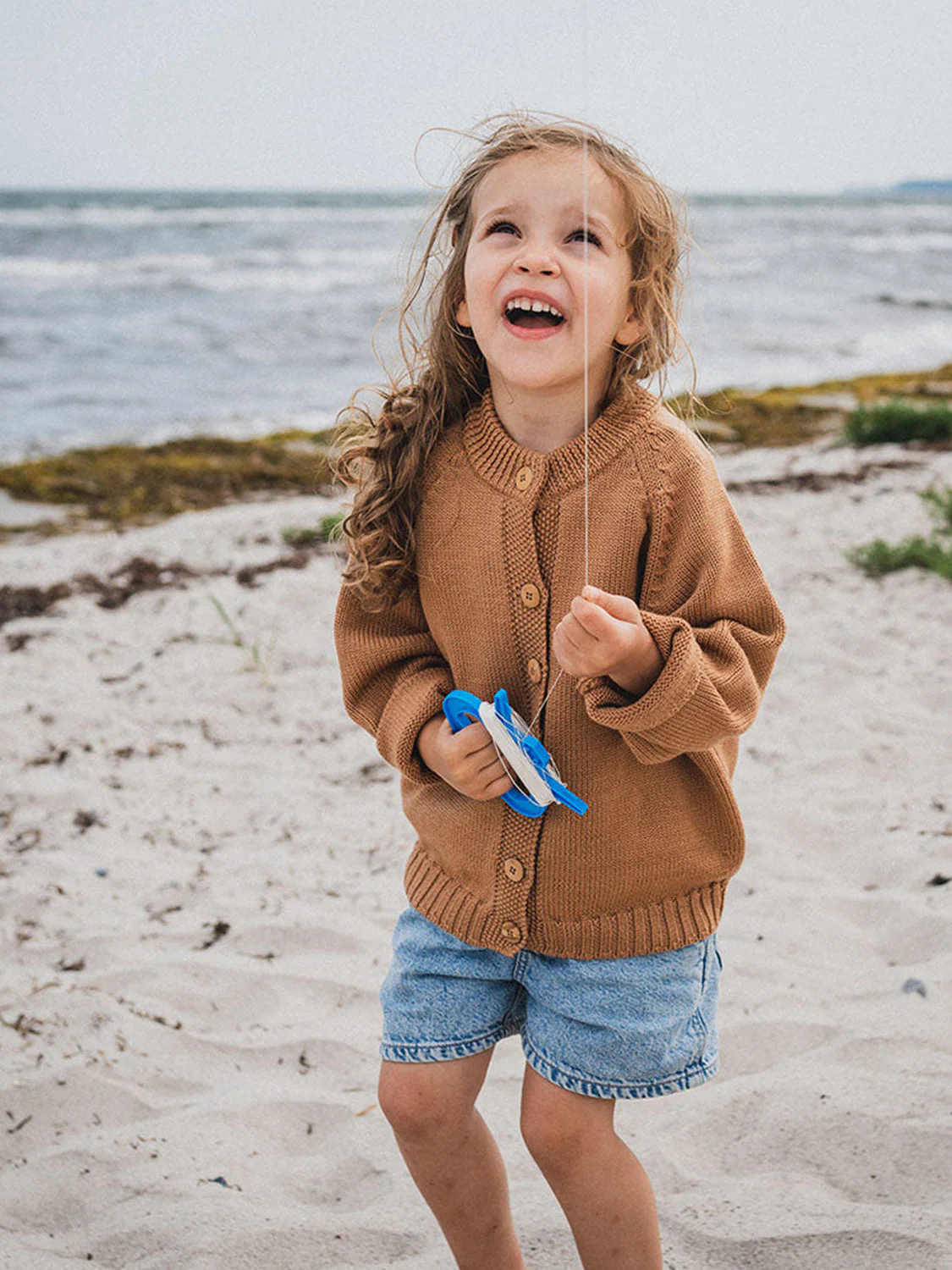 THE WOOLLY CARDIGAN - camel - Image 2