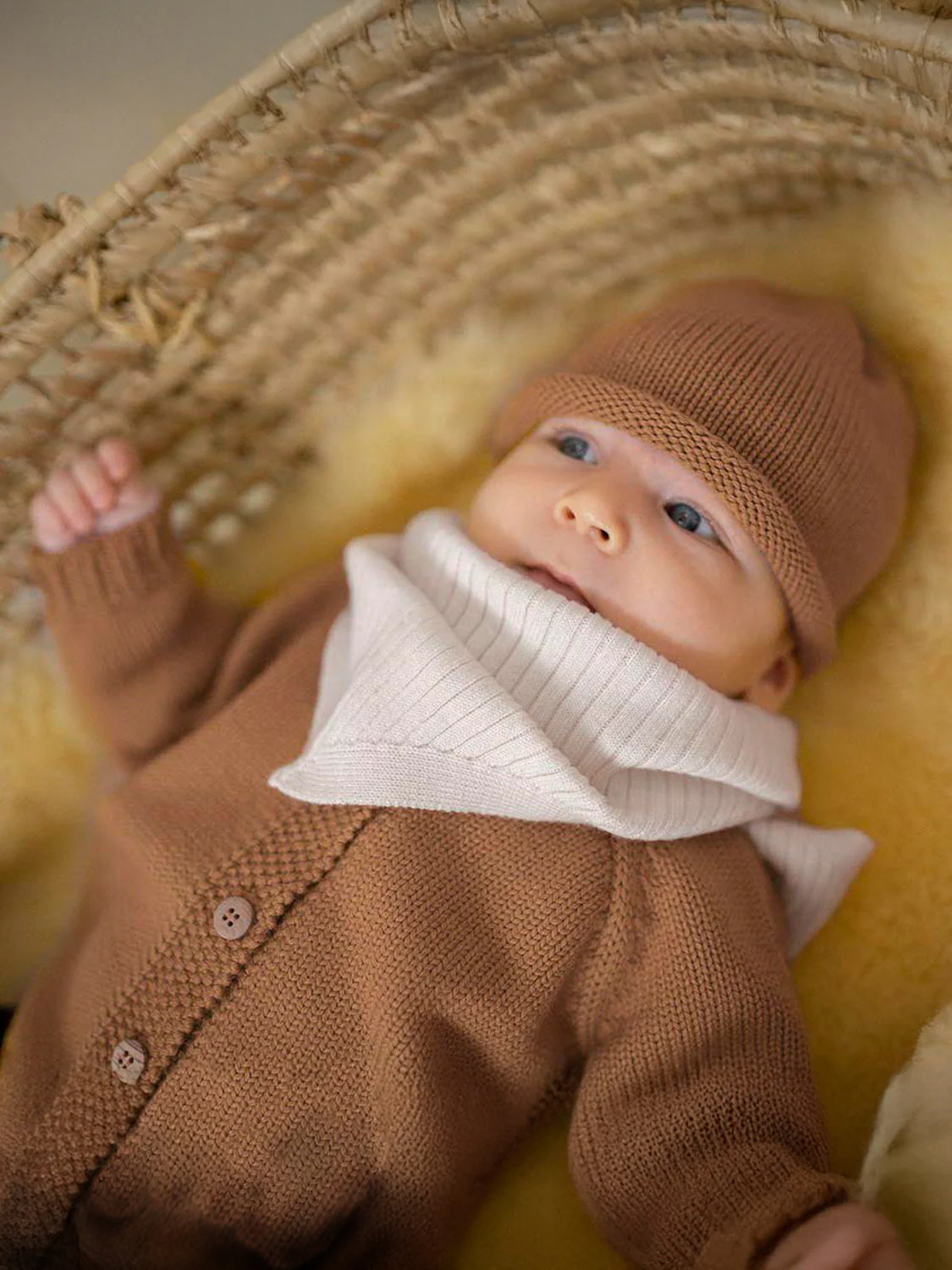 THE WOOLLY CARDIGAN - camel - Image 3