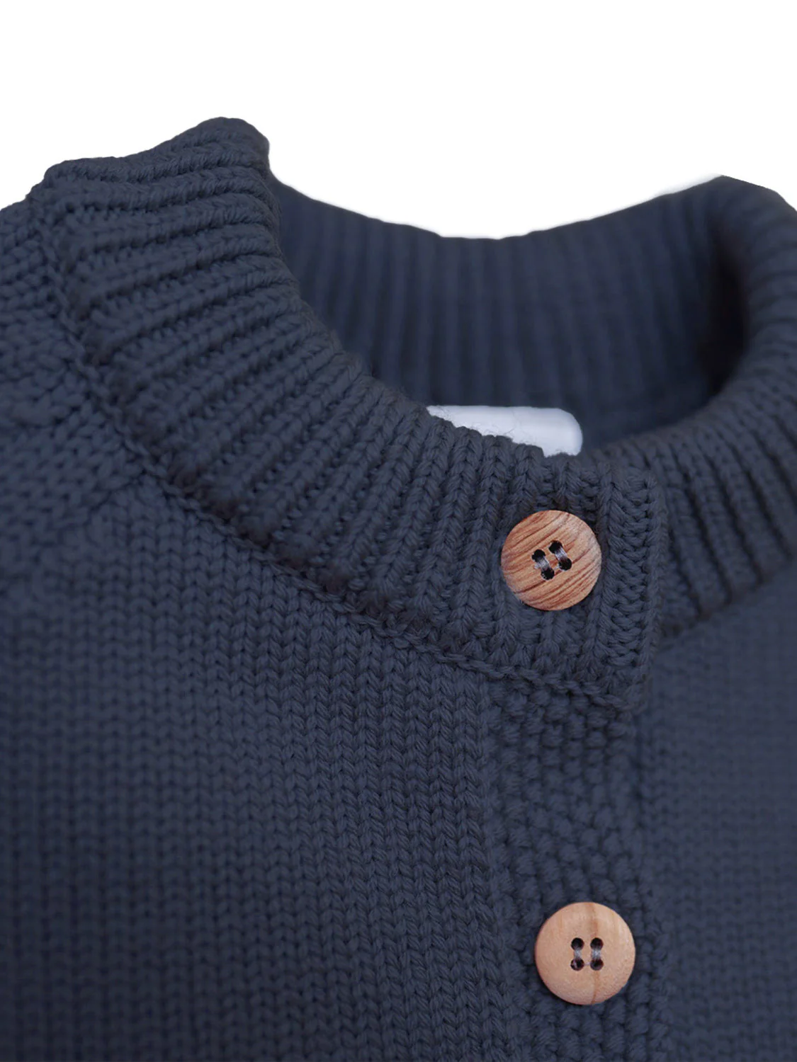THE WOOLLY CARDIGAN - midnight blue - Image 5