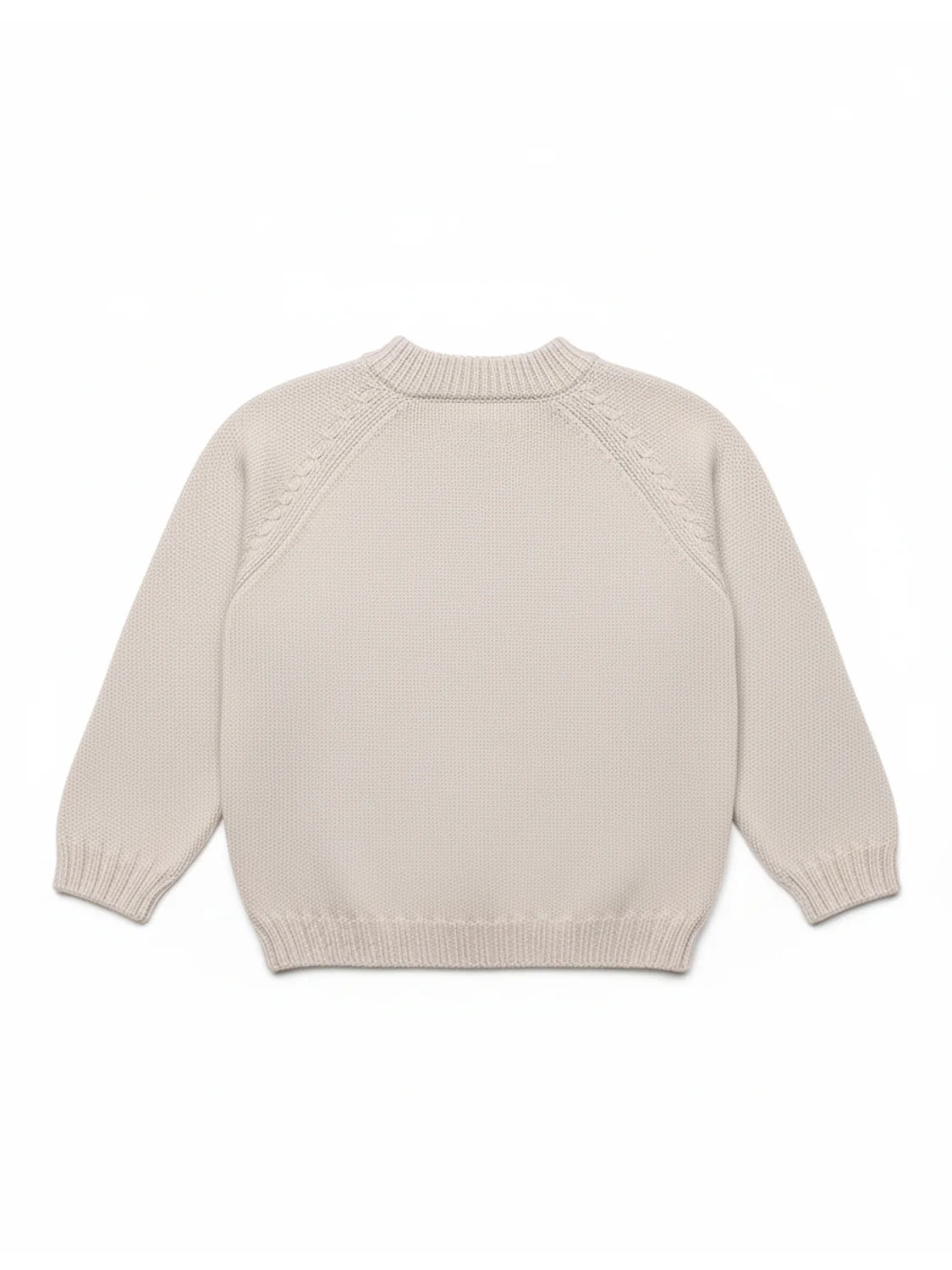 THE WOOLLY CARDIGAN - sand - Image 4