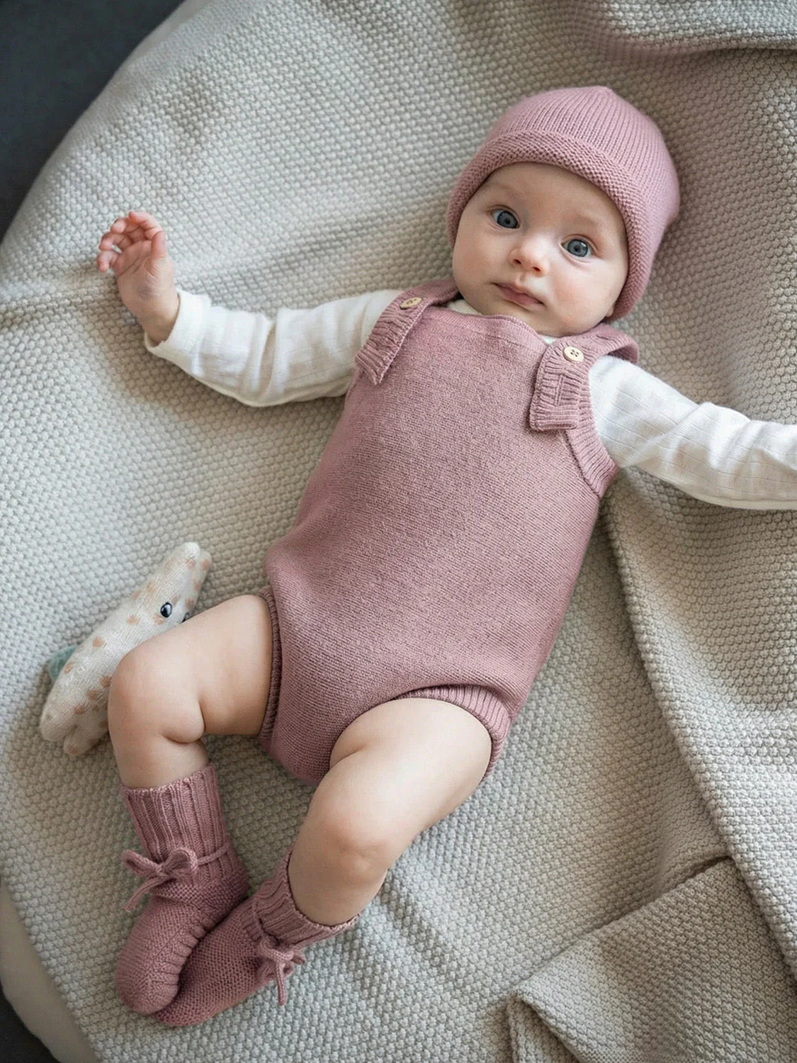 THE WOOLLY HAT - rose - Image 4