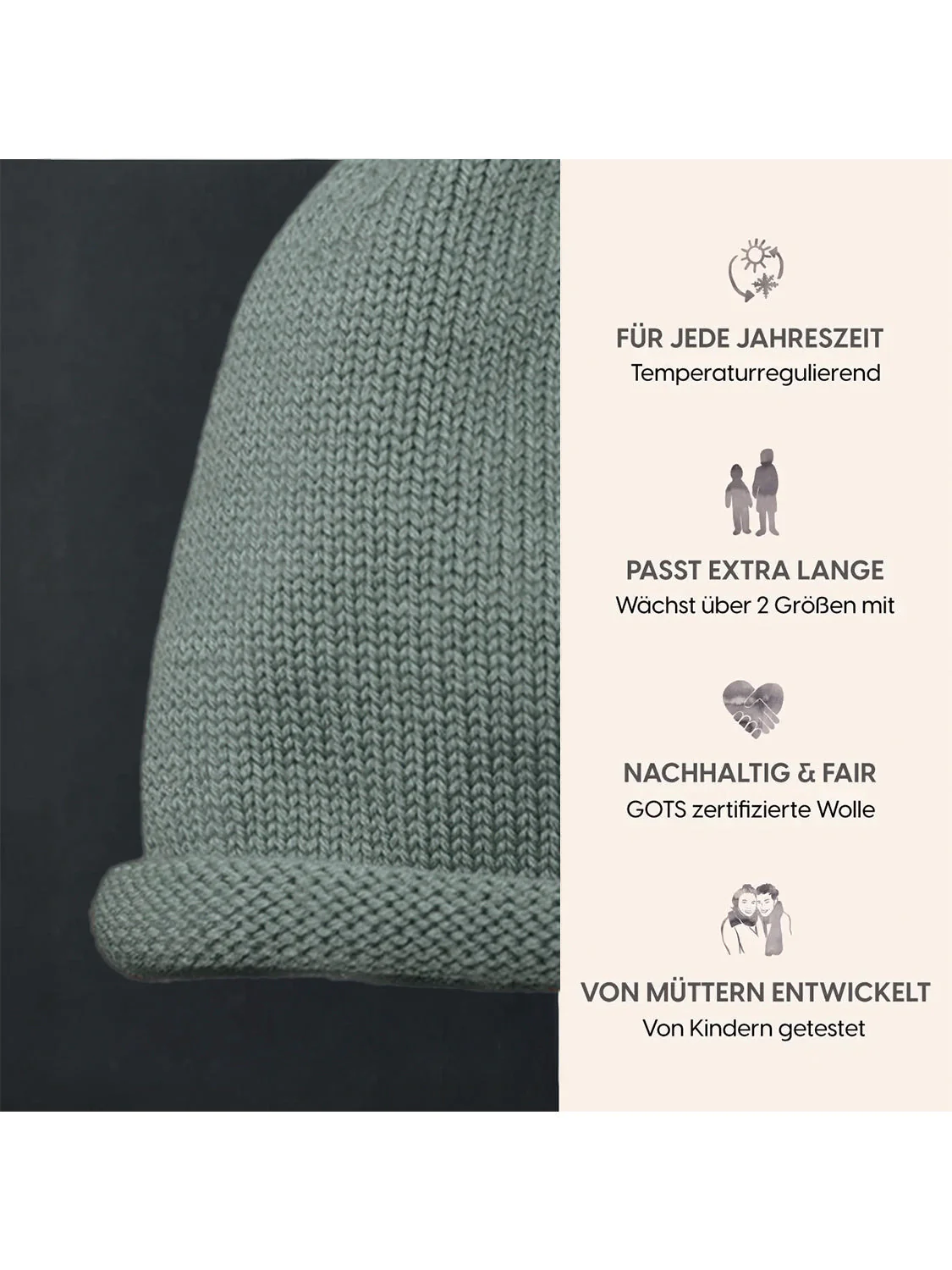 THE WOOLLY HAT - sage - Image 6