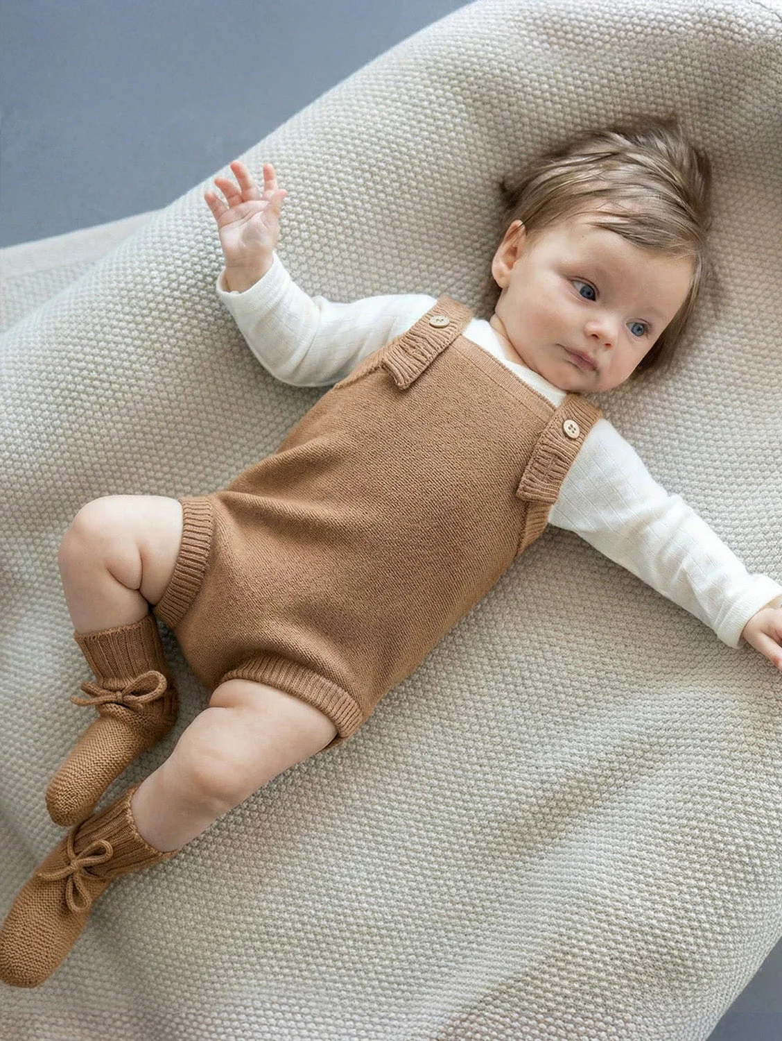 THE WOOLLY ROMPER - camel - Image 3