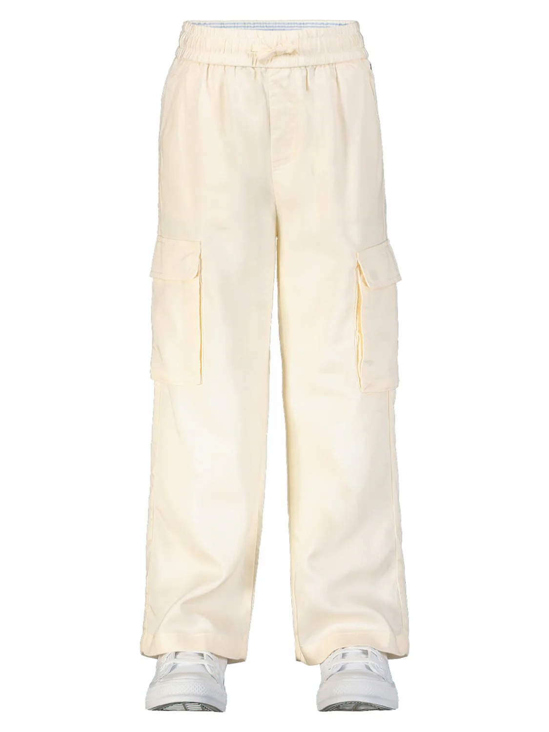 Cargohose Satin Cargo Cremeweiß - Image 2