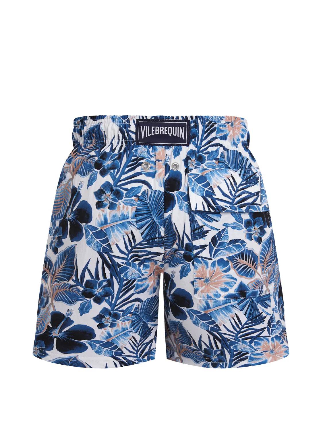 Badeshorts Island Flowers Stretch Weiß - Image 2