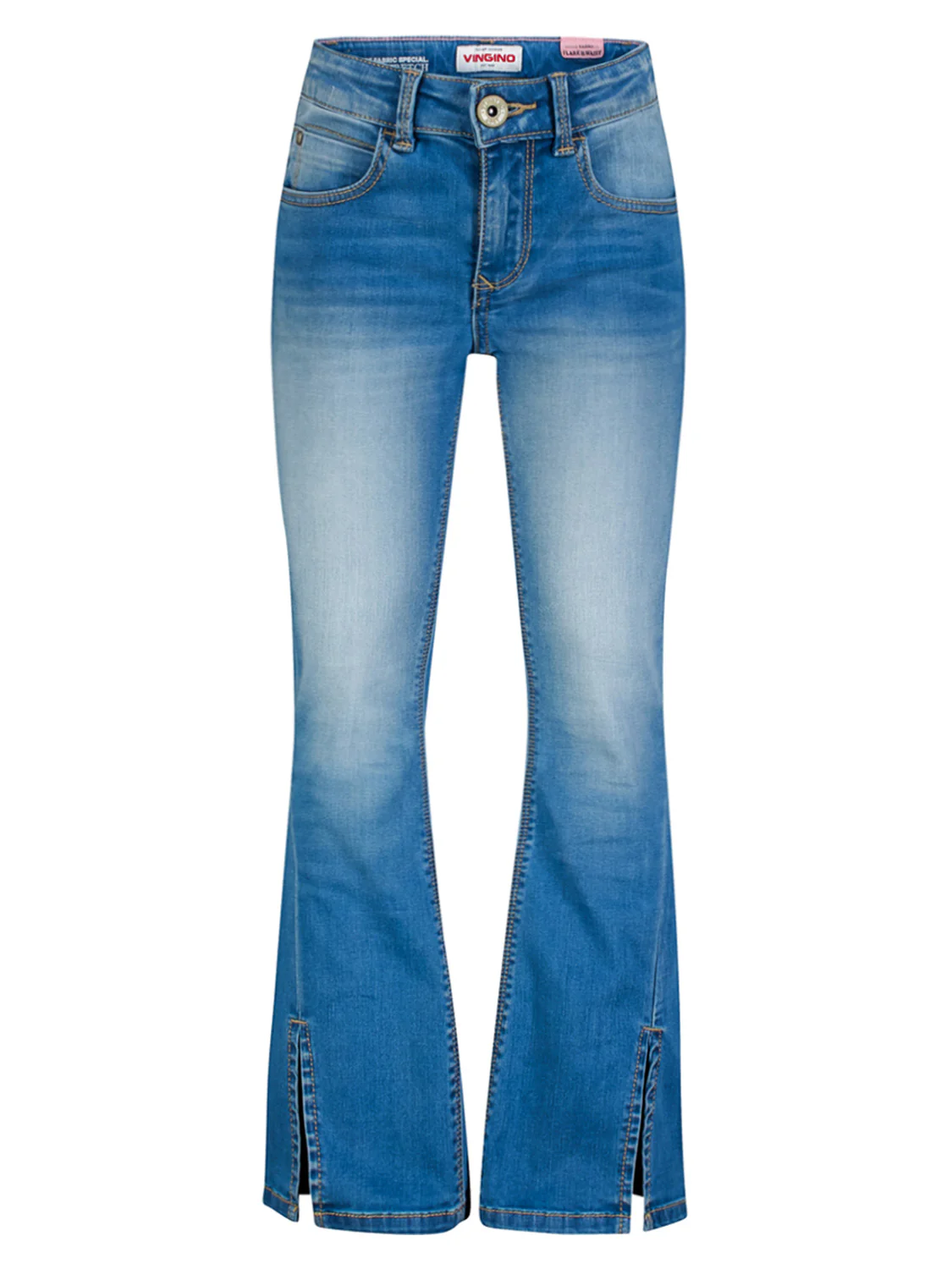 Jeans Britte Split Blau
