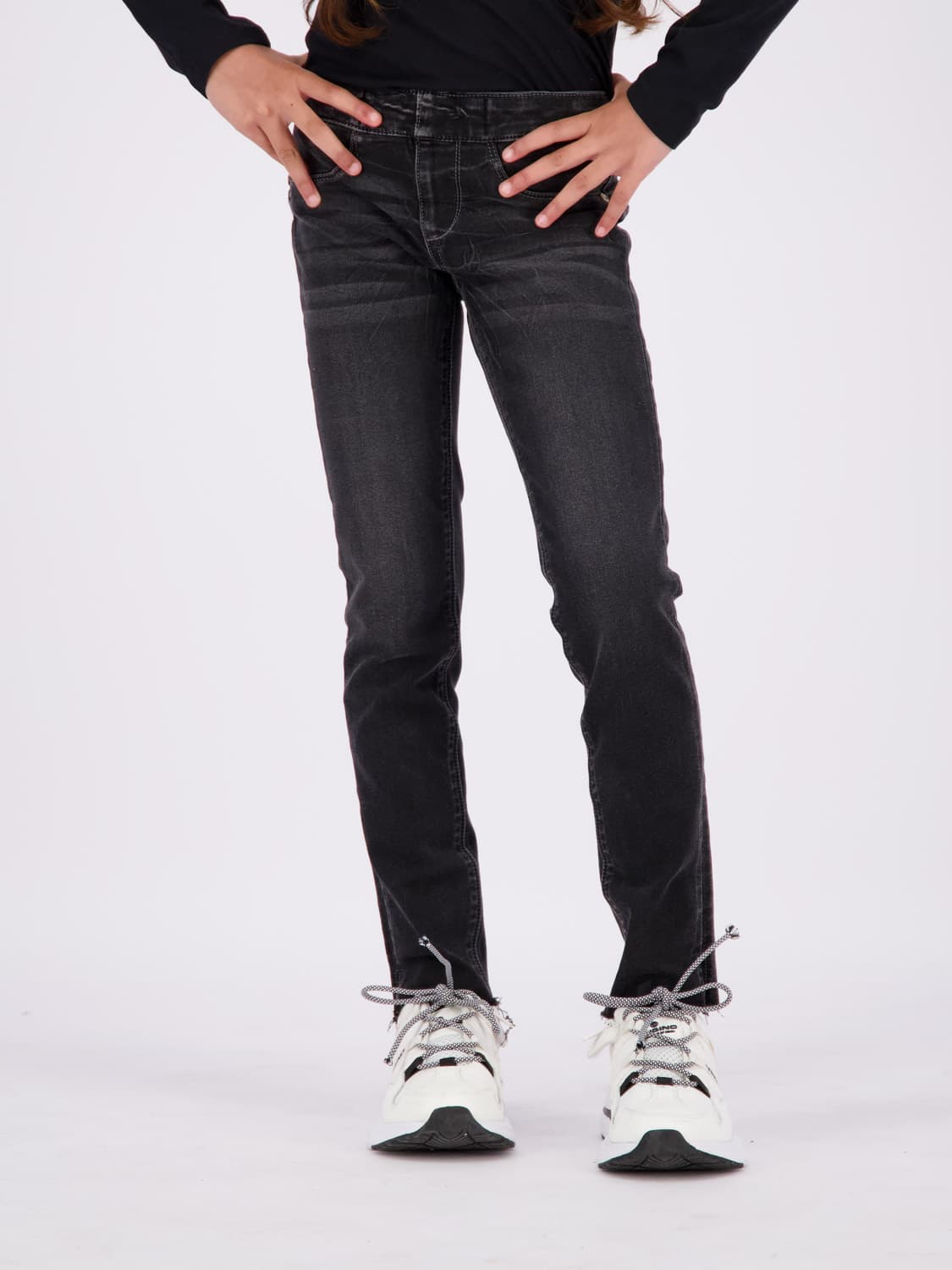 Jeggings Bibine Cropped Anthrazit - Image 2