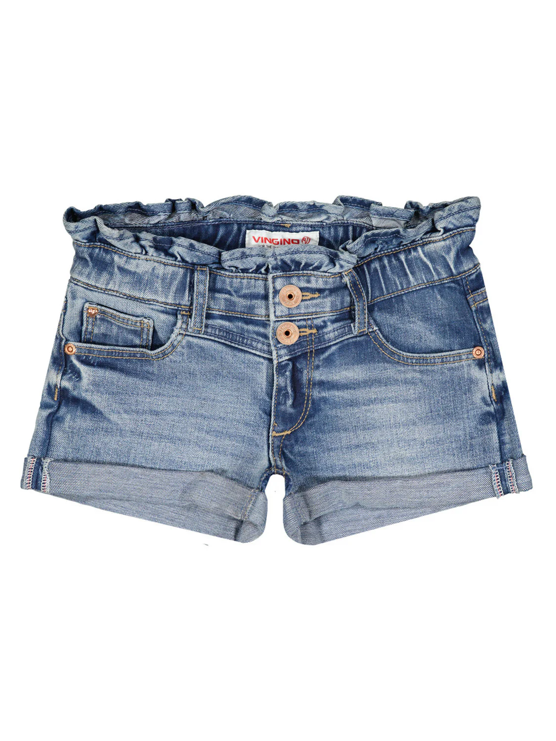 Shorts DAPHNE YOKE Blau