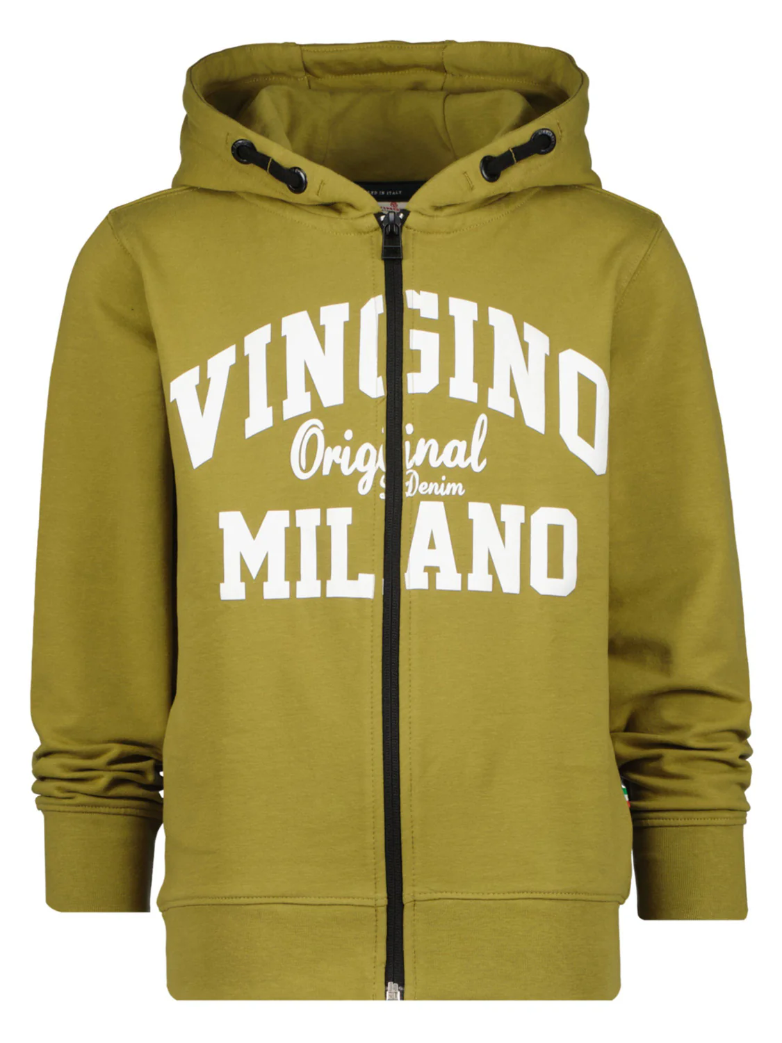 Sweatjacke Olivgrün