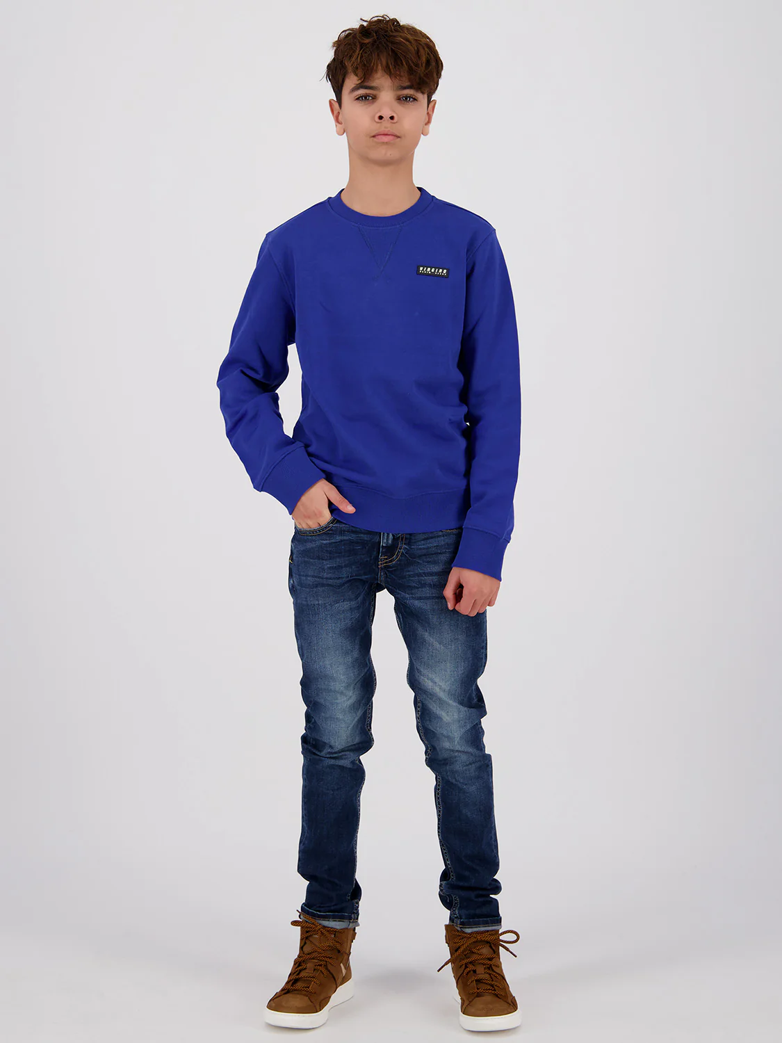 Sweatshirt Basic Blau - Image 2