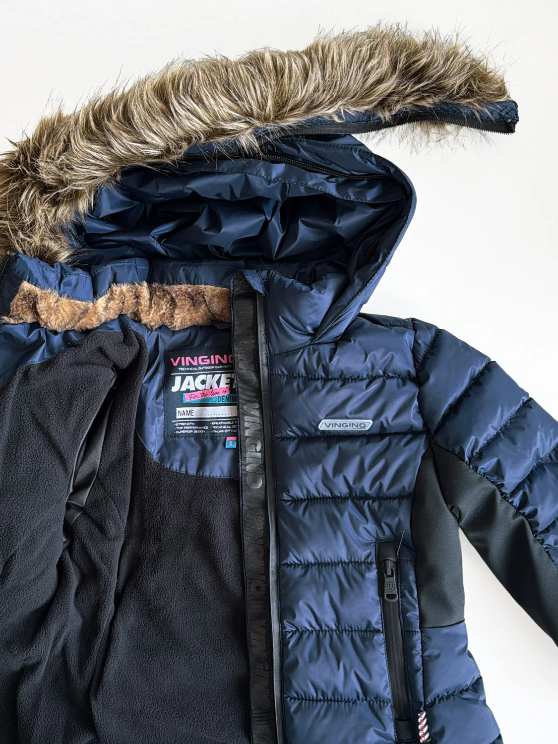 Winterjacke Marineblau - Image 3